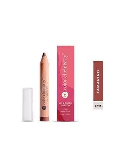 Color Chemistry Color Chemistry Lip and Cheek Crayon Tamarind LC13, 2.49 g | Vegan, Ultra-Matte Finish, Non-Drying & Long-Lasting | Creamy, Hydrating Formula in 16 Shades for All Skin Tones | Multi-Use for Lips & Cheeks  - Image 4