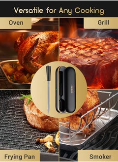 INKBIRD Wireless Bluetooth BBQ Thermometer 2-in-1 Truly Wireless Meat Thermometer INT-11P-B 91m/300ft App Control with Smart Temperature Alarms Ideal for Cooking Oven Grill - pzsku/Z3FDAA552F9132CECE28AZ/45/_/1709797541/de608b26-7467-4366-b2d0-40775e3f78f6