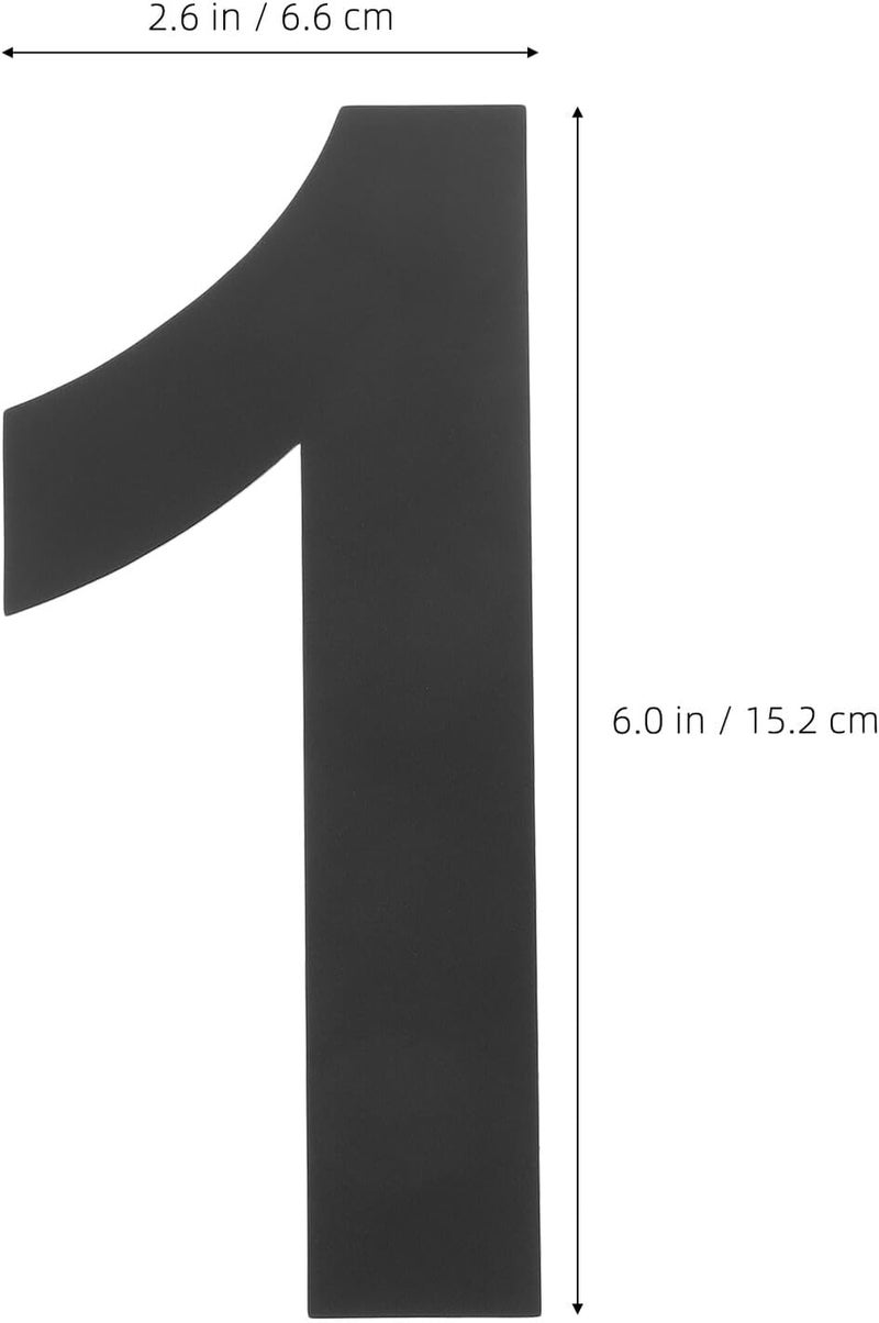 Zerodeko Black 6-inch Stainless Steel 3d House, Wall-mounted Address Plaque for Residential Front Door and Mailbox, Weather-resistant Outdoor for Home and Hotel - Image 2
