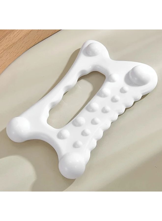 Porcelain White Ergonomic Thumb Massage Tool for Deep Tissue Relaxation Facial Contouring Acupressure - Image 5