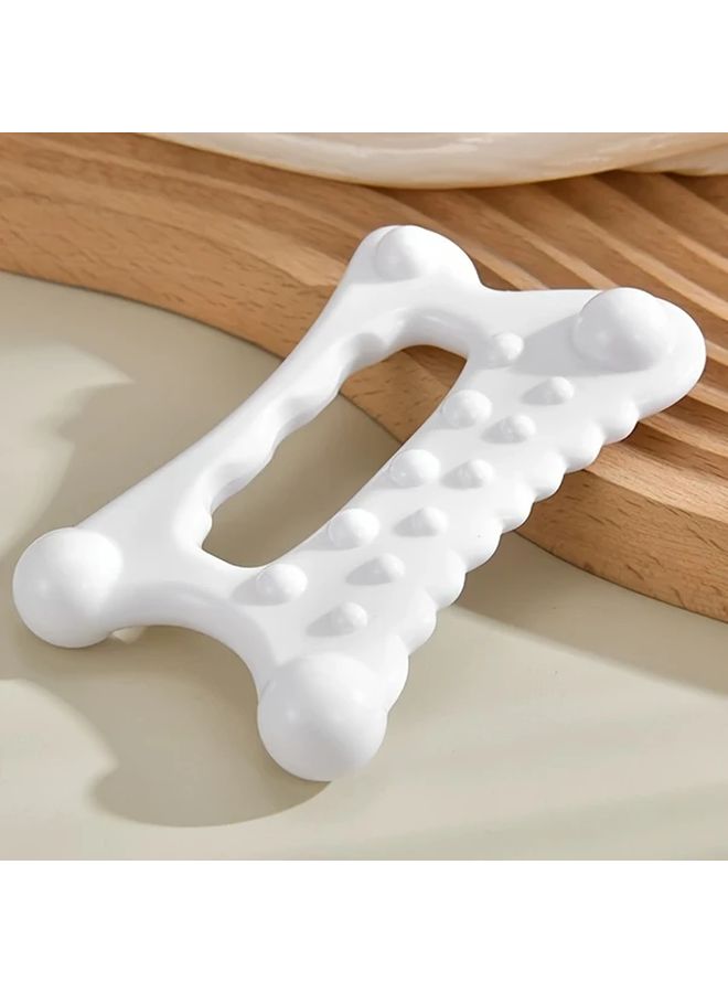 Porcelain White Ergonomic Thumb Massage Tool for Deep Tissue Relaxation Facial Contouring Acupressure - Image 2