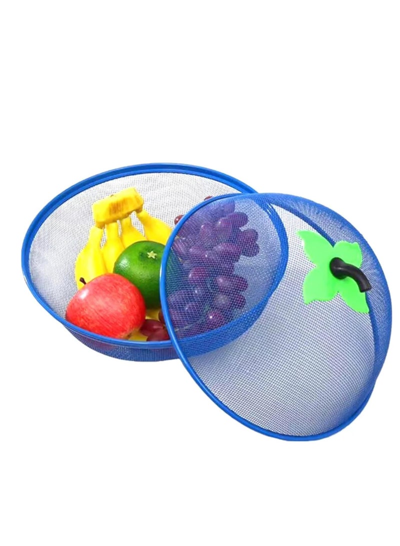 Fruit Basket With Cover Apple Shape Mesh Strainer Iron For Kitchen Counter Top Storage  - Image 2