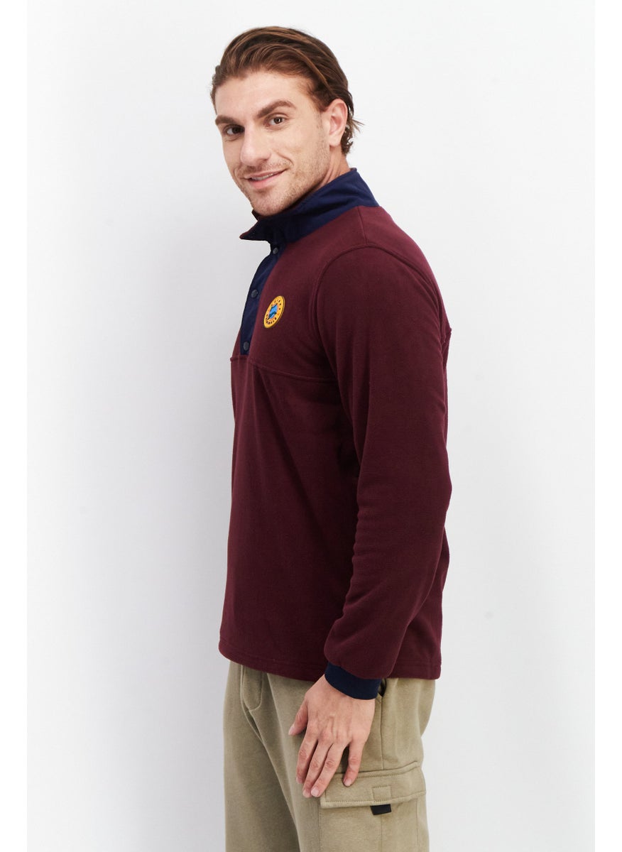 Men Sportswear Fit Brand Logo Sweatshirt, Maroon - pzsku/Z3FDB261188B60E604B4FZ/45/_/1737642397/e5e873b5-3276-4149-98a6-0810a77cf959