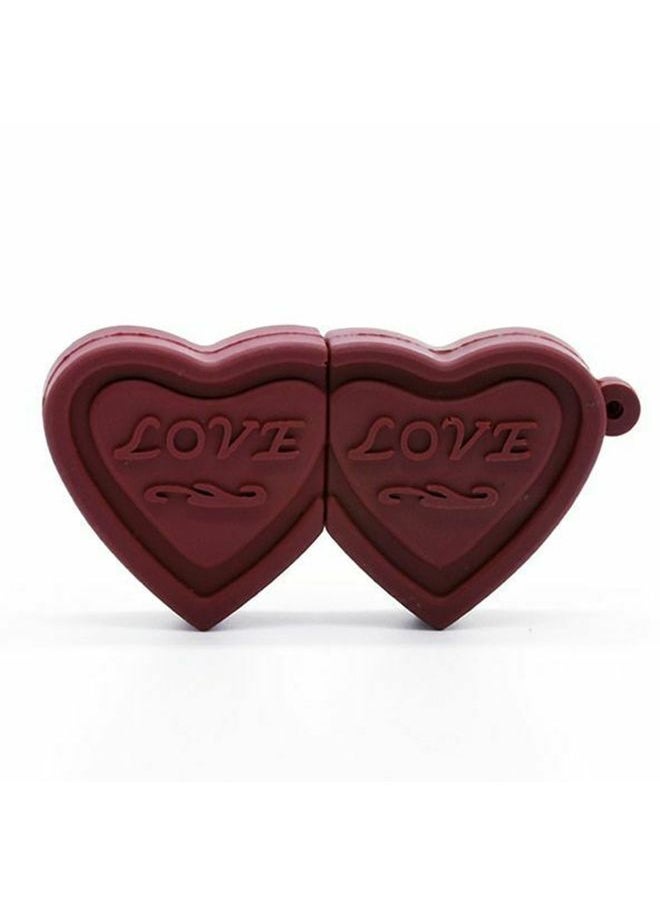 BURAQ - Dual Hearts Style 16GB USB Flash Disk - Image 1