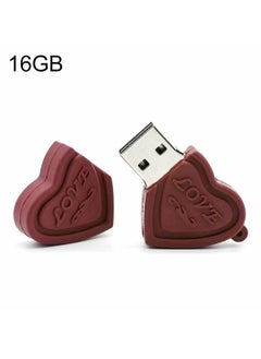 BURAQ Dual Hearts Style 16GB USB Flash Disk  - Image 1