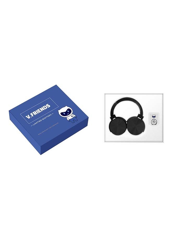 vivo Normal Gift Box Headphone Plus Mobile Ring Holder Blue  - Image 1