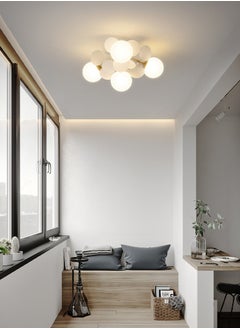 Ceiling-4 Lights-White Petals