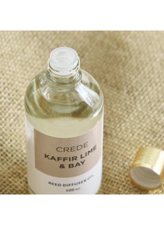 Home Box عبوة إعادة تعبئة زيت عطري من Crede Kaffir Lime and Bay Reed بحجم 100 مل  - Image 3