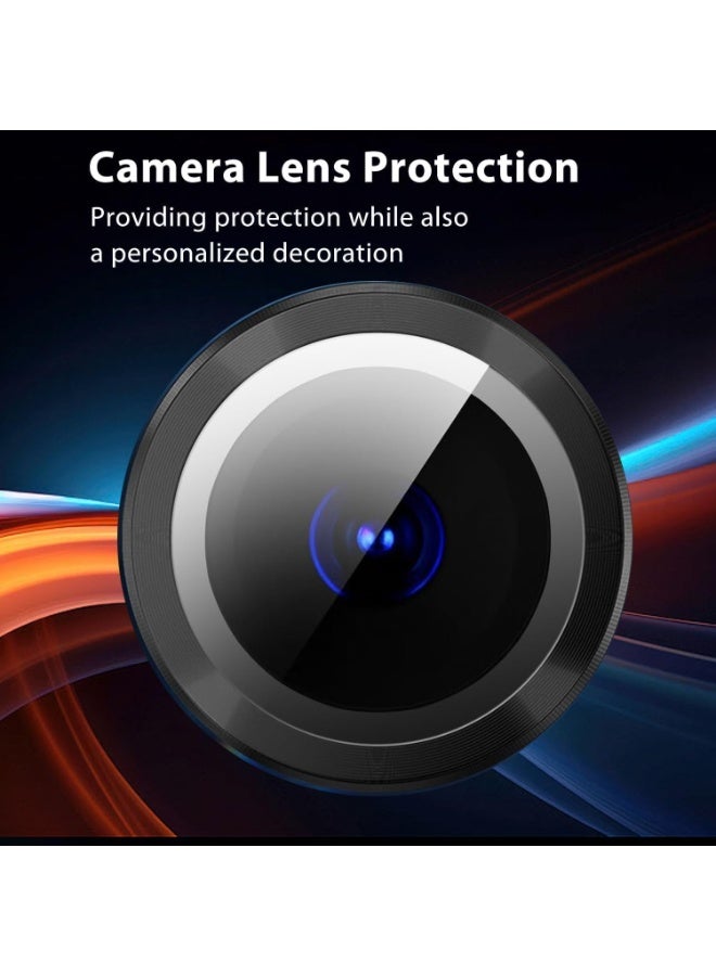QIRG for Samsung Galaxy S26 Ultra Camera Lens Protector, Individual Lens Protectors, Ultra-Thin Tempered Glass with Aluminum Edging, Case Friendly,  Ultra-Thin, Tempered Glass, with Aluminum Edging 1 Set, （Silver） - Image 3