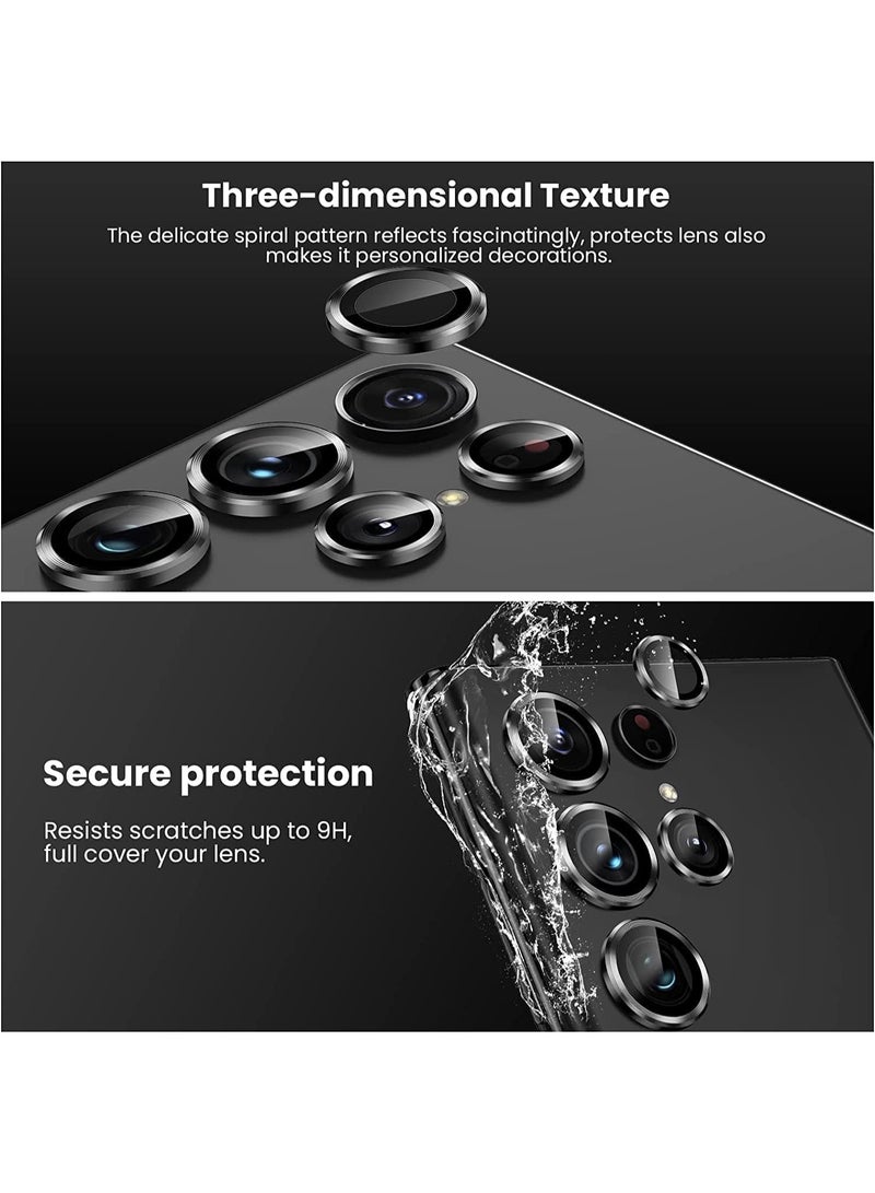 QIRG for Samsung Galaxy S26 Ultra Camera Lens Protector, Individual Lens Protectors, Ultra-Thin Tempered Glass with Aluminum Edging, Case Friendly,  Ultra-Thin, Tempered Glass, with Aluminum Edging 1 Set, （Silver） - Image 5