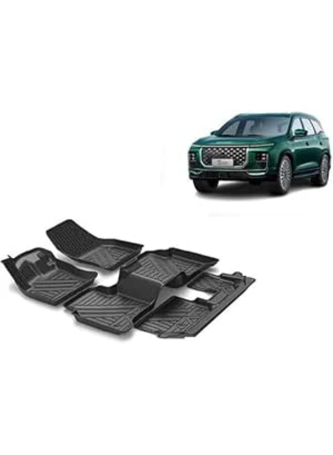 سجادة سيارة TPE متوافقة مع Soueast s09 7 مقاعد - Image 1