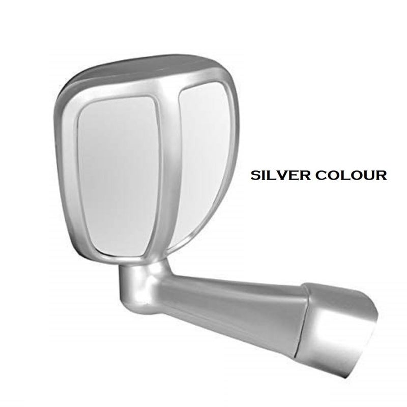 SPREADX SUV Car Wide Angle Front Fender Bonnet Side Hood Blind Mirror Silver Suitable for Fortuner T1 - All models - Image 3