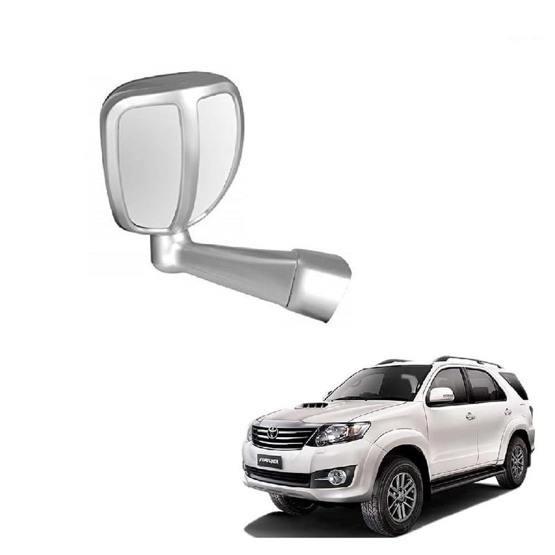 SPREADX SUV Car Wide Angle Front Fender Bonnet Side Hood Blind Mirror Silver Suitable for Fortuner T1 - All models - Image 1