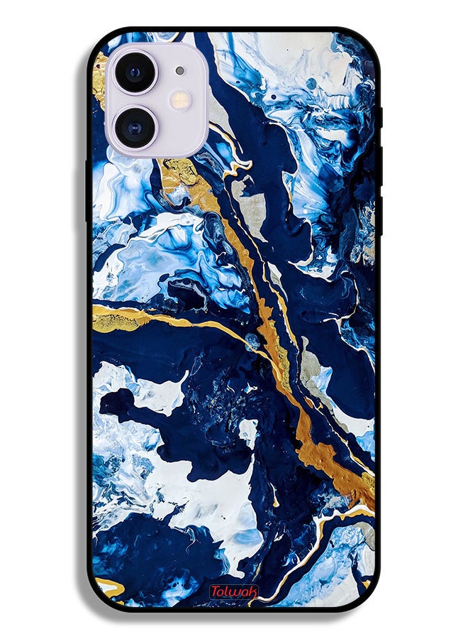 Tolwak Apple iPhone 11 Protective Case Glitch Texture Art - Image 2