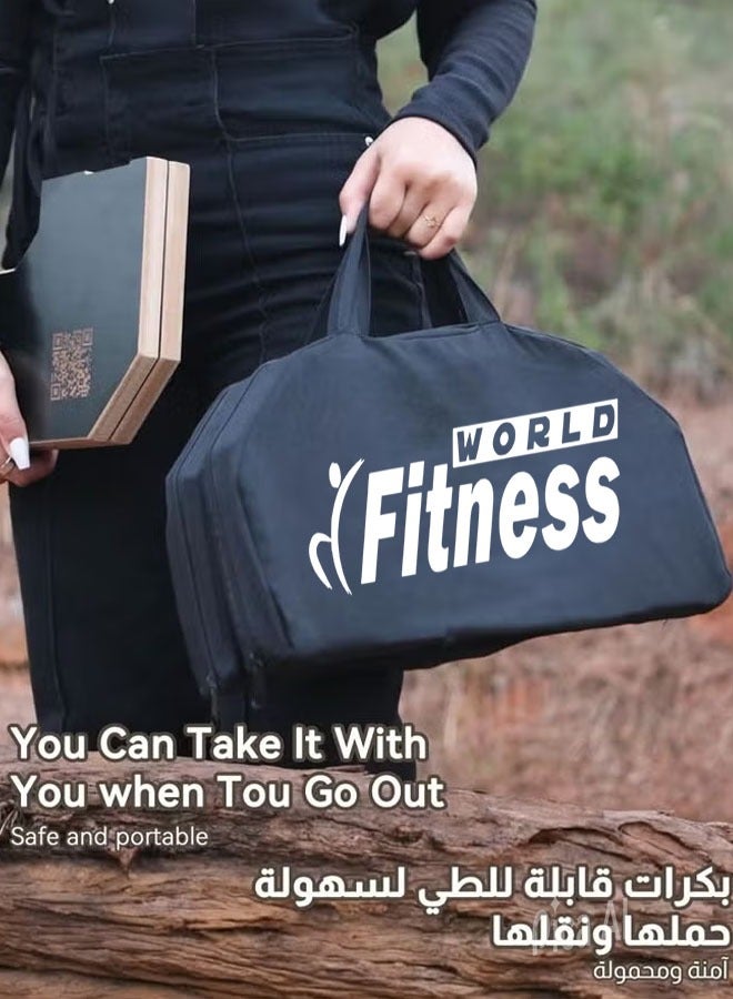 Fitness World Wooden Jackaroo Game with Sturdy Carrying Case, Portable Folding Jackaroo Game Board, Wooden Strategy Jackaroo Game Table for 4 Players with Marbles and Cards, 40x40cm - Image 3