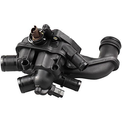 MYSMOT 902-812 Engine Coolant Thermostat & Housing w/Gasket Sensor for Mini Cooper R55 R56 R57 2007-2013 Cooper Countryman 2011-2013, 11537534521 11538699290 - Image 5