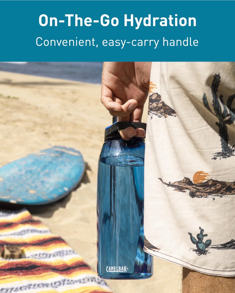 CamelBak Chute Mag BPA Free Water Bottle with Tritan Renew - Magnetic Cap Stows While Drinking  50oz  Charcoal - Image 4