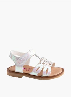 Pablosky Girls Strap Sandals With Hook And Loop Closure  - Image 2