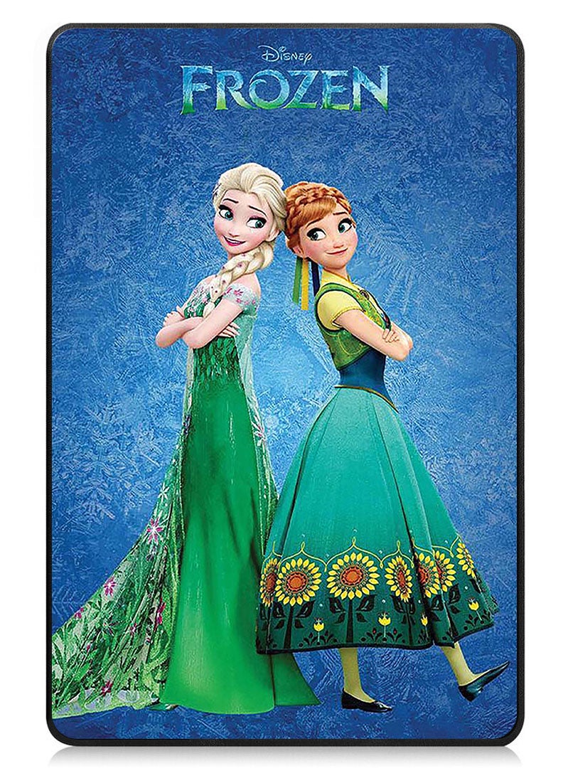 Theodor Protective Flip Case For Apple iPad Pro 11 (2024) With Trifold Stand Auto Wake Sleep Shockproof Cover Elsa & Anna - Image 1