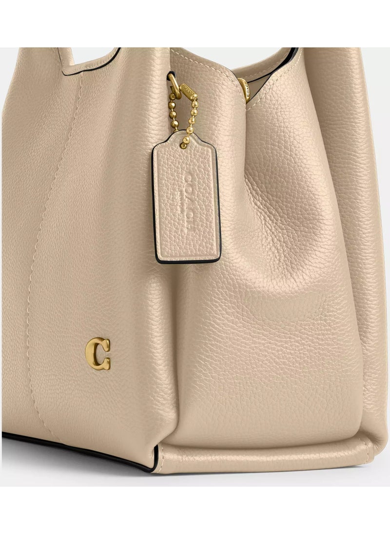 Coach Lana Women's Shoulder Bag 23, Women's Tote Bag, Women's Hand Bag, Women's  Travel Bag, Brass/Ivory