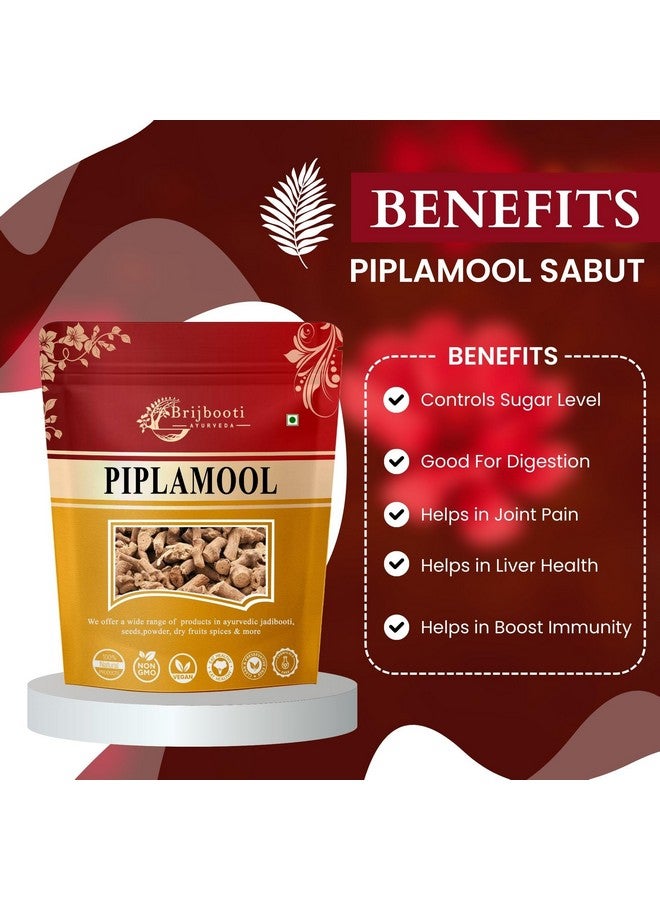 BrijBooti بريجبوتي بيبلا مول (100 جرام) | بيبلامول دامبا | بيبلامول | بيبلا مول | معتمد من FSSAI و GMP و ISO - Image 2