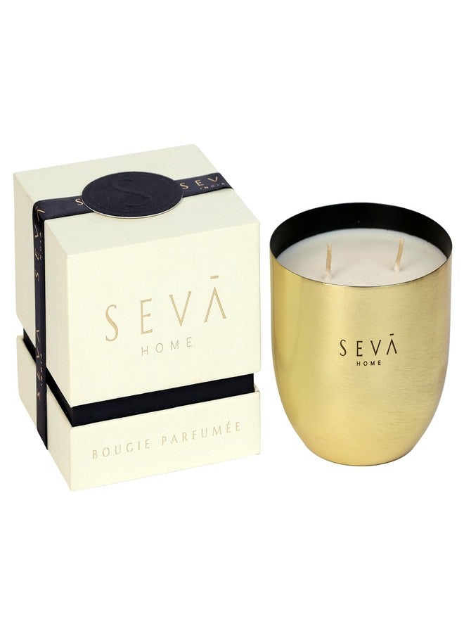 SEVA HOME Heirloom Classic Bloom Scented Candle | 40 Hour Burn | Natural Soy Wax | Orchid & Tuberose, Jasmine | Home Decor & Luxury Gifting - Image 1
