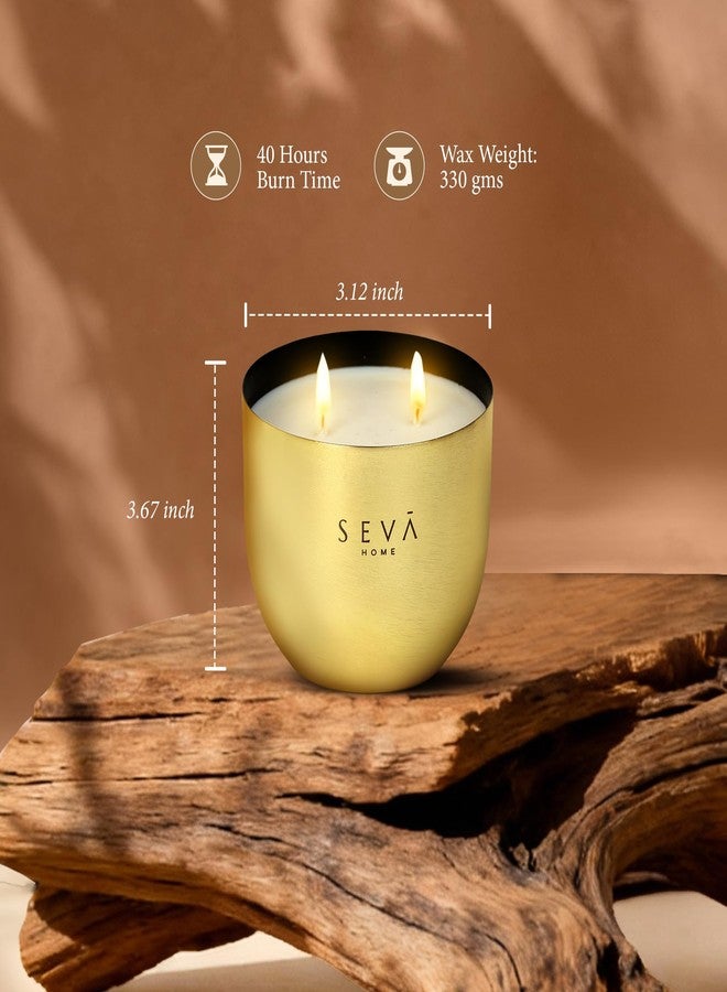 SEVA HOME Heirloom Classic Bloom Scented Candle | 40 Hour Burn | Natural Soy Wax | Orchid & Tuberose, Jasmine | Home Decor & Luxury Gifting - Image 4
