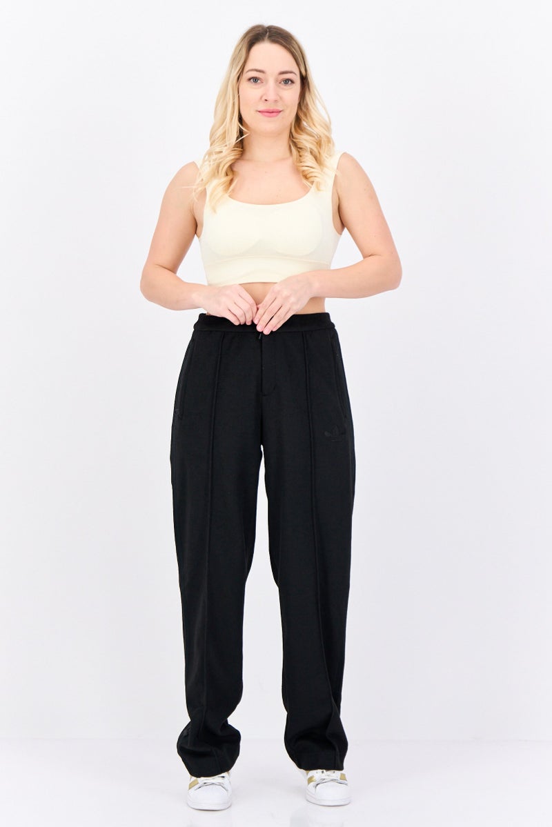 adidas Originals Women Loose Fit Training Track Pants, Black  - Image 4