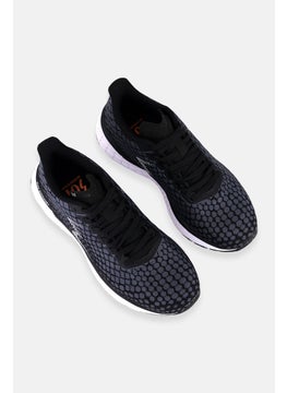 361 Degrees Women Lace Up Running Sports Shoes, Black  - Image 4