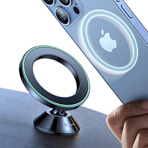 VICSEED 2025 Upgrade for MagSafe Car Mount, [Military-Grade] [High & Low Temp Resistance] Magnetic Phone Holder for Car Dashboard 360 Rotatable Car Phone Holder Mount for iPhone 17 Pro Max 16 15 14 13 - Image 1