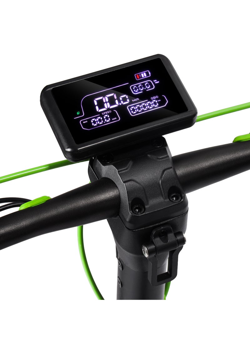 GEEPAS - 10" Electric Scooter with Suspension Digital LED Display | Brake Lights, Front & Rear Suspension| Adjustable Speed, Powerful Performance | GEST63089 Black - Image 1