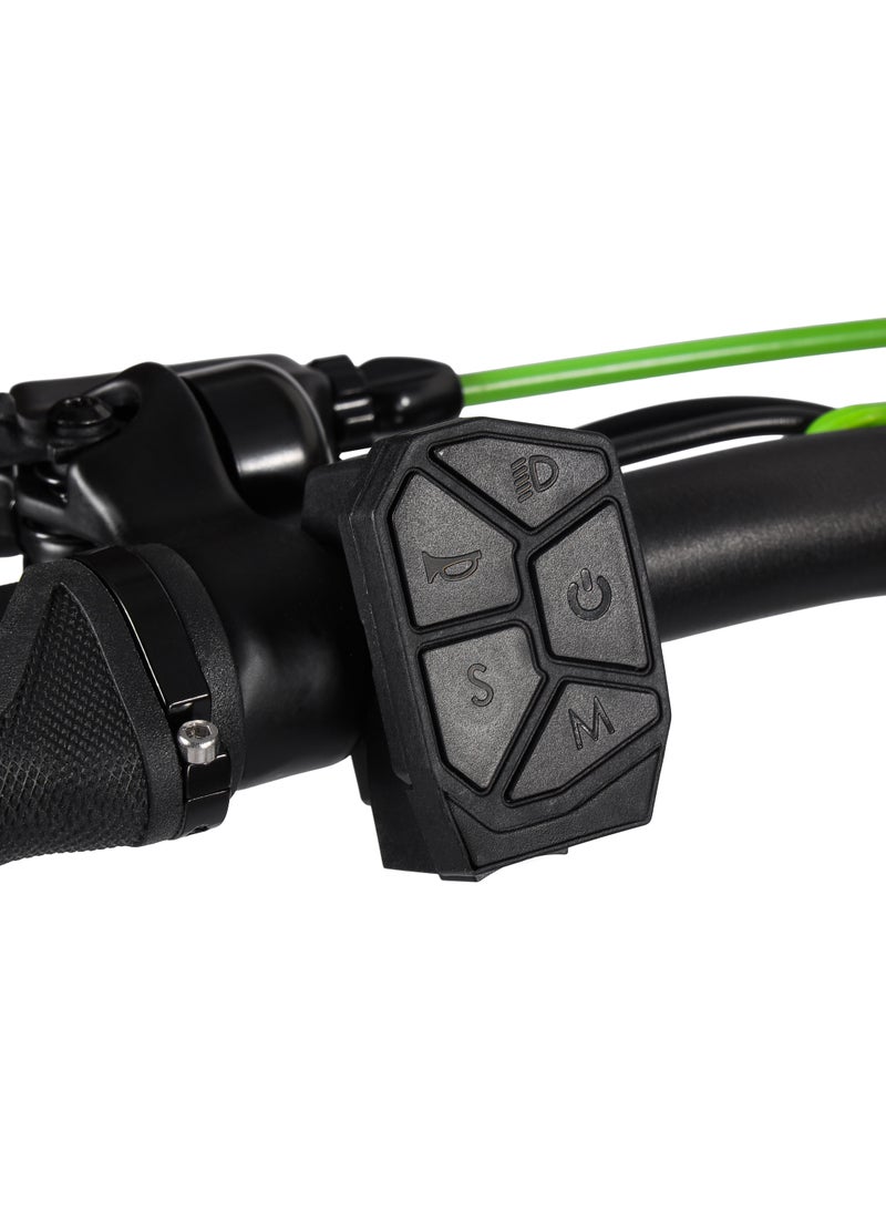 GEEPAS - 10" Electric Scooter with Suspension Digital LED Display | Brake Lights, Front & Rear Suspension| Adjustable Speed, Powerful Performance | GEST63089 Black - Image 1