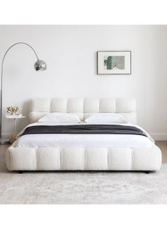 Wooden Twist Wooden Twist Soft Comfort Upholstery Bed for Luxury Bedroom (Queen Size)  - Image 1