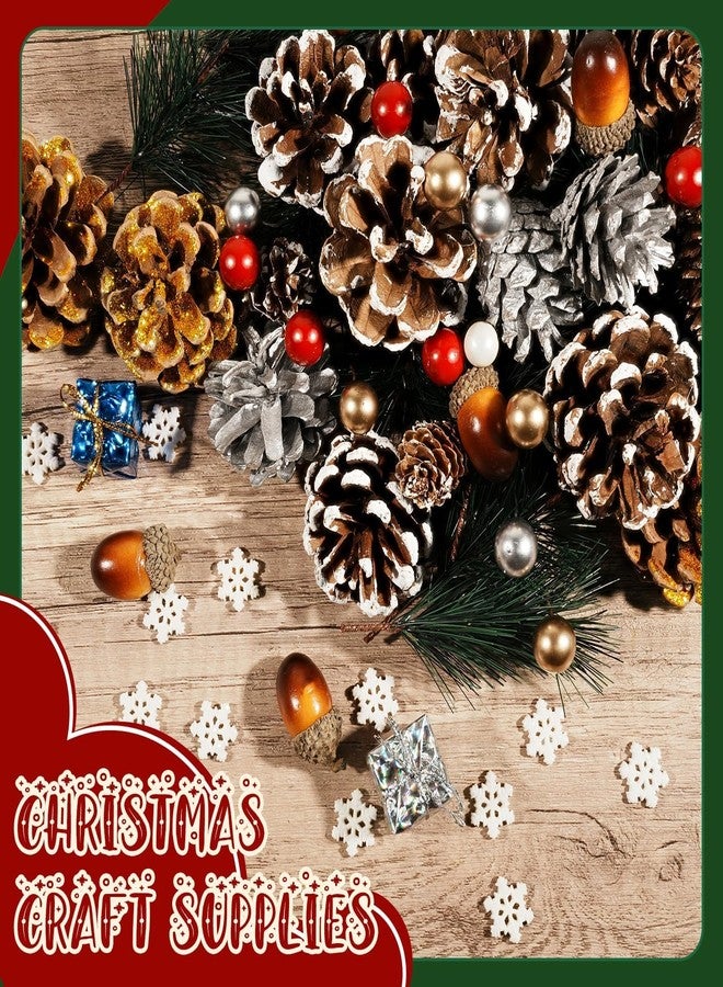 وورم تري مجموعة زينة عيد الميلاد من وورم تري، 170 قطعة، تتضمن مخاريط صنوبر، وتوت، وفروع صنوبر، وقلادات مخاريط صنوبر ثلجية، وديكور شتوي مع توت صناعي، مناسبة للأعمال اليدوية، وتزيين المنزل، وبطاقات الهدايا، ولوازم الحفلات، بأحجام متنوعة. - Image 4