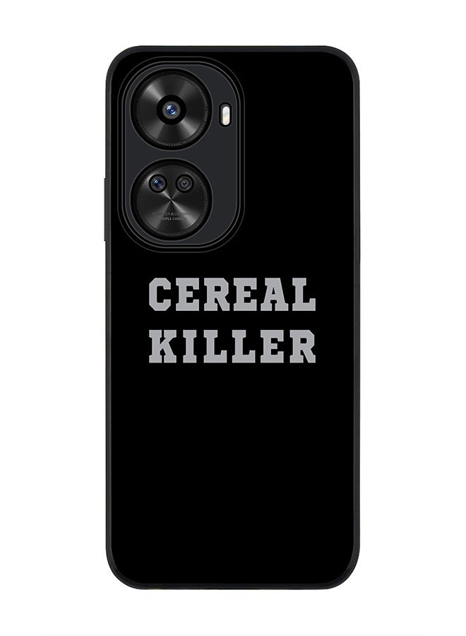 Stylizedd Rugged Black edge case for Huawei nova 12 SE / Huawei nova 11 SE 4G, Slim fit Case Flexible Rubber Edges Anti Drop TPU Gel Thin Cover - Cereal Killer - Image 1