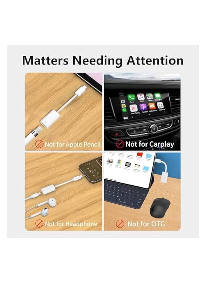 erorex - USB C to Lightning Charge Adapter for iPhone 15, USB C Male to Lightning Female 60W PD Fast Charge &Data Transfer Converter Fit with iPhone 15 Pro/15 Pro Max,iPad Pro Air, Galaxy, Pixel(Not for Audio) - Image 1