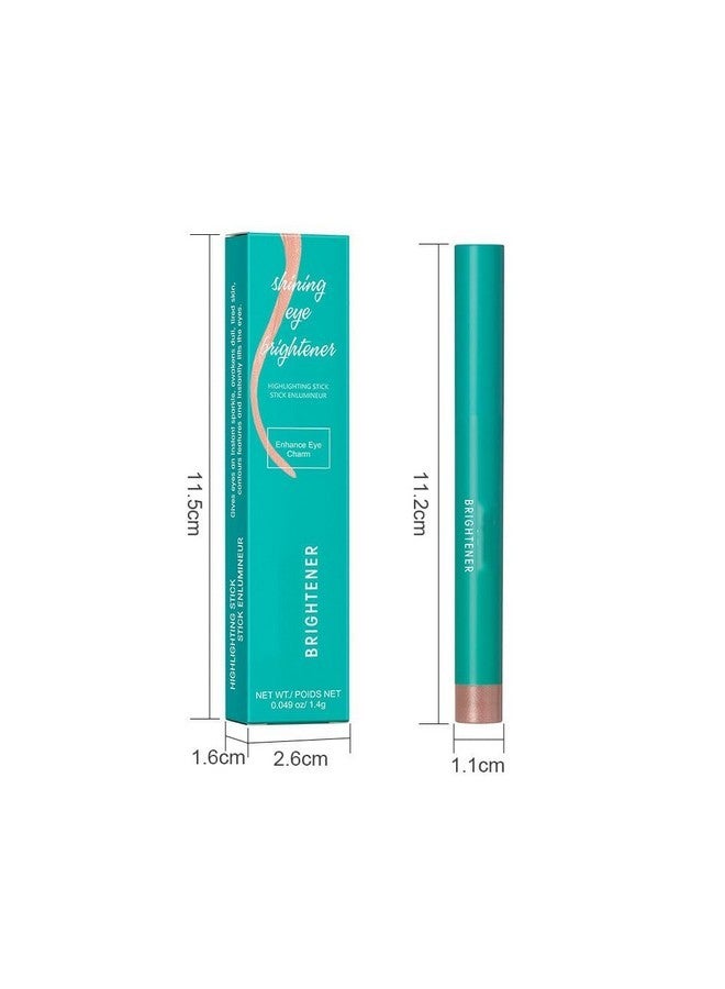 ProCover 4Pcs Eyeshadow Stick, Eye shadow Brightener Stick Glitter Highlighter Makeup Eye Liner, Shimmer Creamy Long Lasting Eye Makeup. (4 colors) - Image 3
