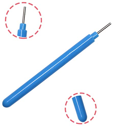sowaka Floranea 2 Pcs Paper Quilling Tools Slotted Kit Rolling Curling Quilling Needle Pen Rose Blue for Art Craft DIY Paper Cardmaking Project (2 pcs) - Image 3
