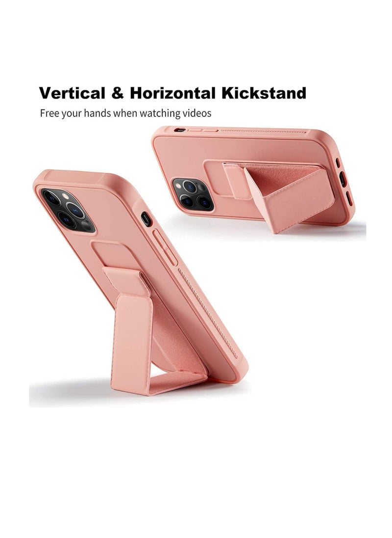 ELTRAZONE iPhone Case, Compatible with Apple iPhone 14 Pro Max Translucent Frosted Back Stand Case, Magnet Holder Hand Grip Magnetic Car Mount Cover for 14 Pro Max  - Image 2