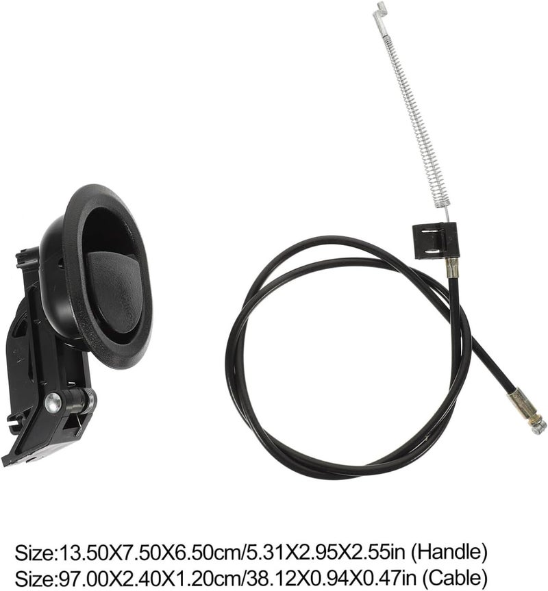 VOSAREA Recliner Release Pull Handle Recliner Parts Easy Install Handle for Sofa Recliner Sturdy Material Cable - Image 2