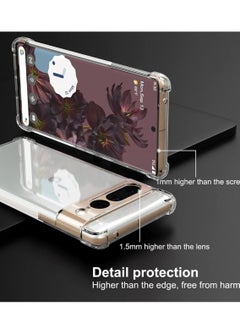 Generic Case Compatible with Google Pixel 7 Pro, Cover Silicone Transparent TPU Gorilla Anti-shock Protector Camera Shockproof Corners - Clear  - Image 5