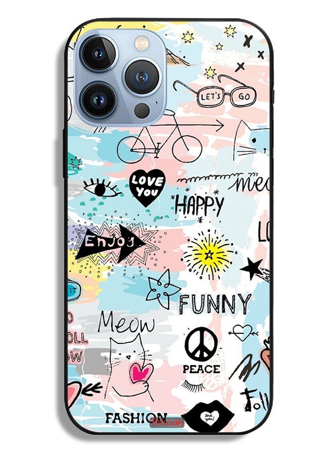 Tolwak Apple iPhone 13 Pro Max Protective Case Love You Tags - Image 2