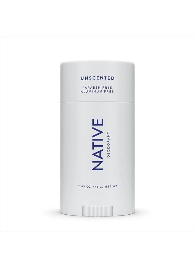 native Deodorant | Natural Deodorant for Women and Men, Aluminum Free with Baking Soda, Probiotics, Coconut Oil and Shea Butter | Unscented  - Image 1