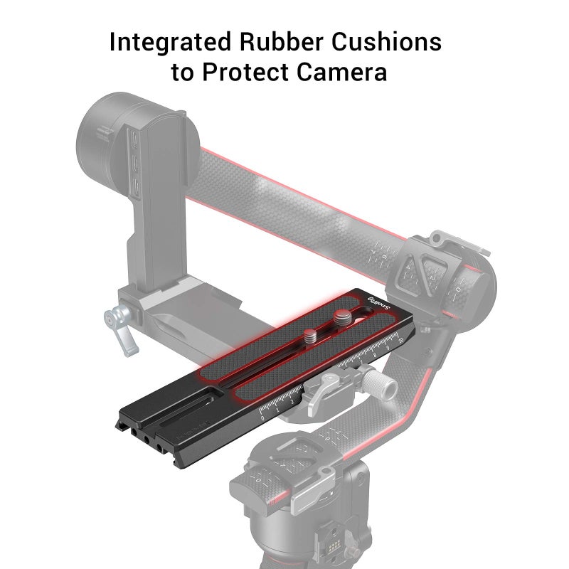 SMALLRIG Camera Extended Quick Release Plate Adapter for DJI RS 2 / RS 3 / RS 3 Pro & for Ronin-S Gimbal - 3031 - Image 2