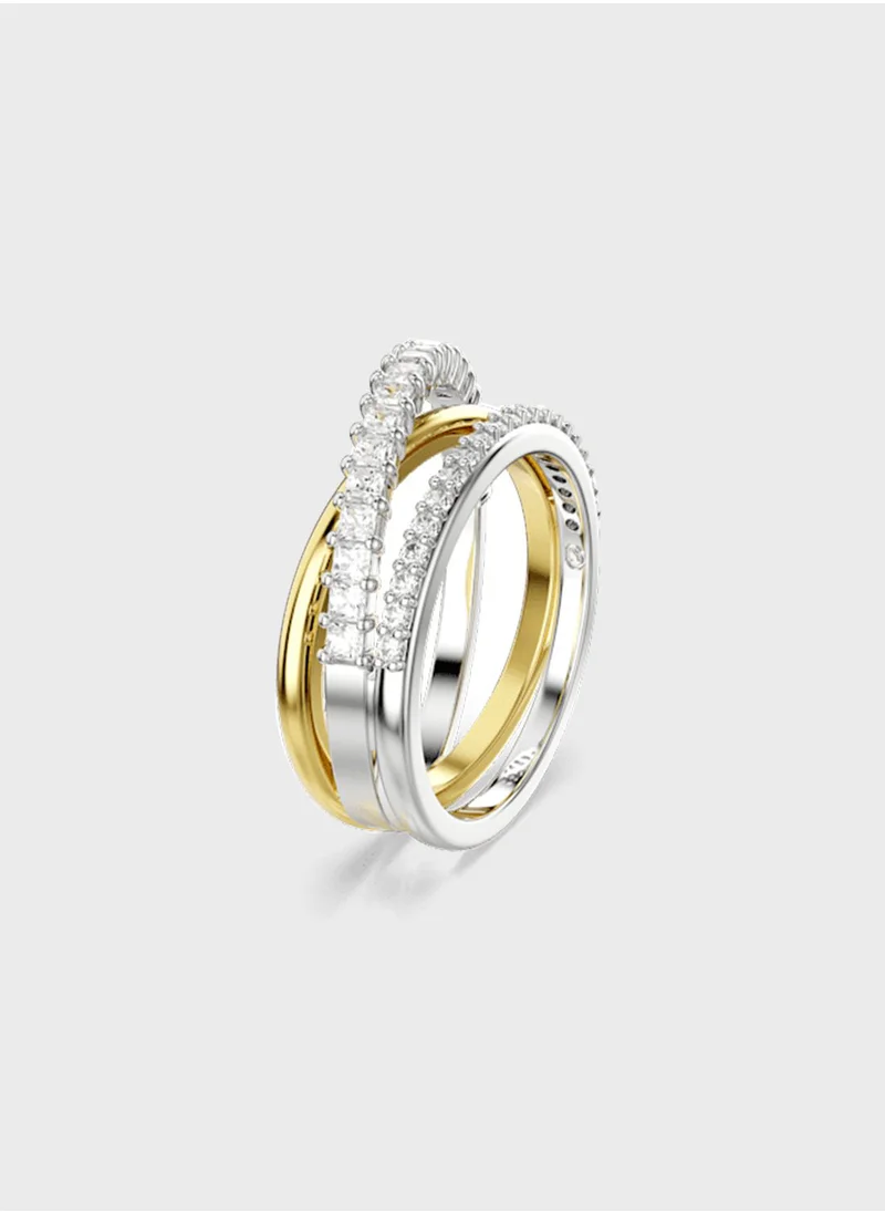 سواروفسكي Hyperbola Stone Detail Single Ring