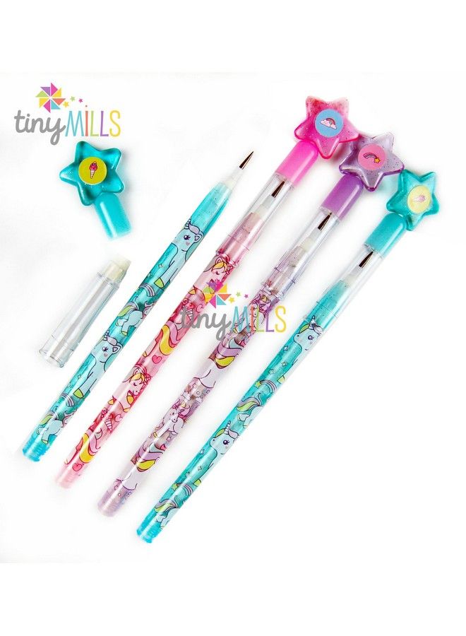 TINYMILLS Tiny Mills 60 Pack Unicorn Rainbow Birthday Party Favors Supplies Pinata Fillers For Girls Birthday Party Goodie Bag Stuffers Rewards Game Prizes Incl 12 Unicorn Goodie Candy Bags With Handles - Image 4