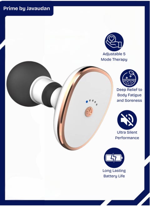 5 Speed Mini Portbale USB Reachrageable Massage Gun Deep Tissue Muscle Massager Body Pain Relief Tool For Body And Neck Vibrator Fitness