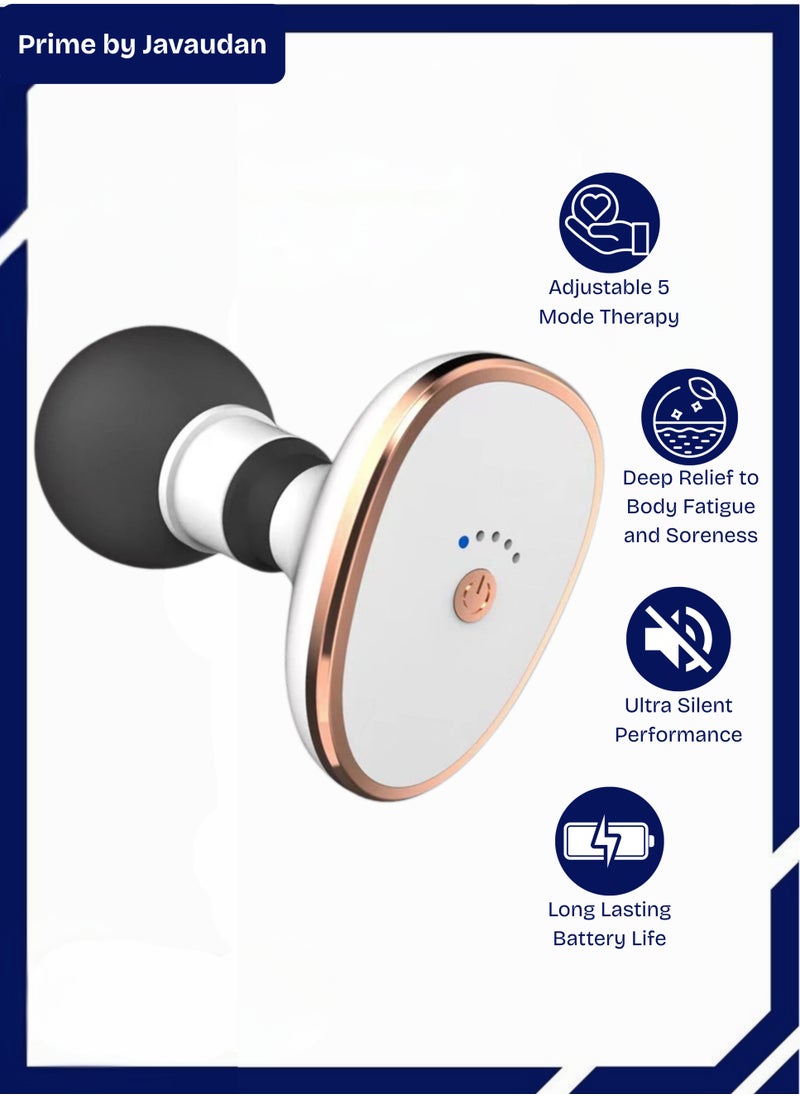 5 Speed Mini Portbale USB Reachrageable Massage Gun Deep Tissue Muscle Massager Body Pain Relief Tool For Body And Neck Vibrator Fitness
