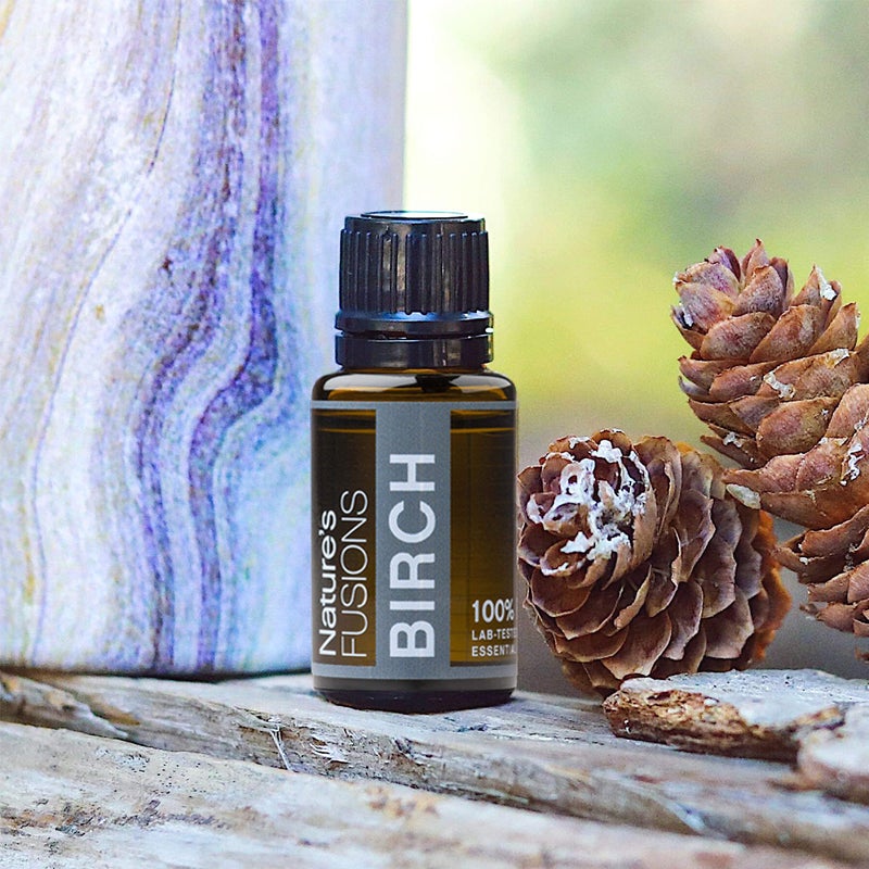 Nature'S Fusions Natureâ€™s Fusions Sweet Birch Essential Oil for Pain, Muscle Relief and Skin Care - 3rd Party Tested - Guaranteed 100% Pure and Natural Therapeutic Grade 15ml - Aromatherapy and Topical - Image 2