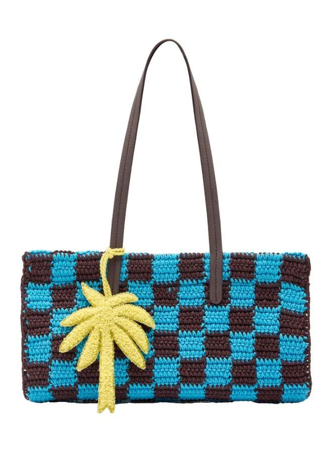 PARFOIS Crochet Tote Bag With Pendant